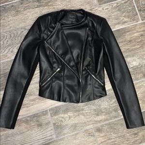 Zara faux leather jacket-small